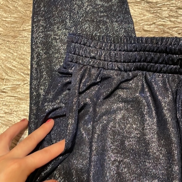 Jennifer Lopez Leopard Print Purple Hi Rise Straight Leg Sheer Pants Small - Picture 4 of 12